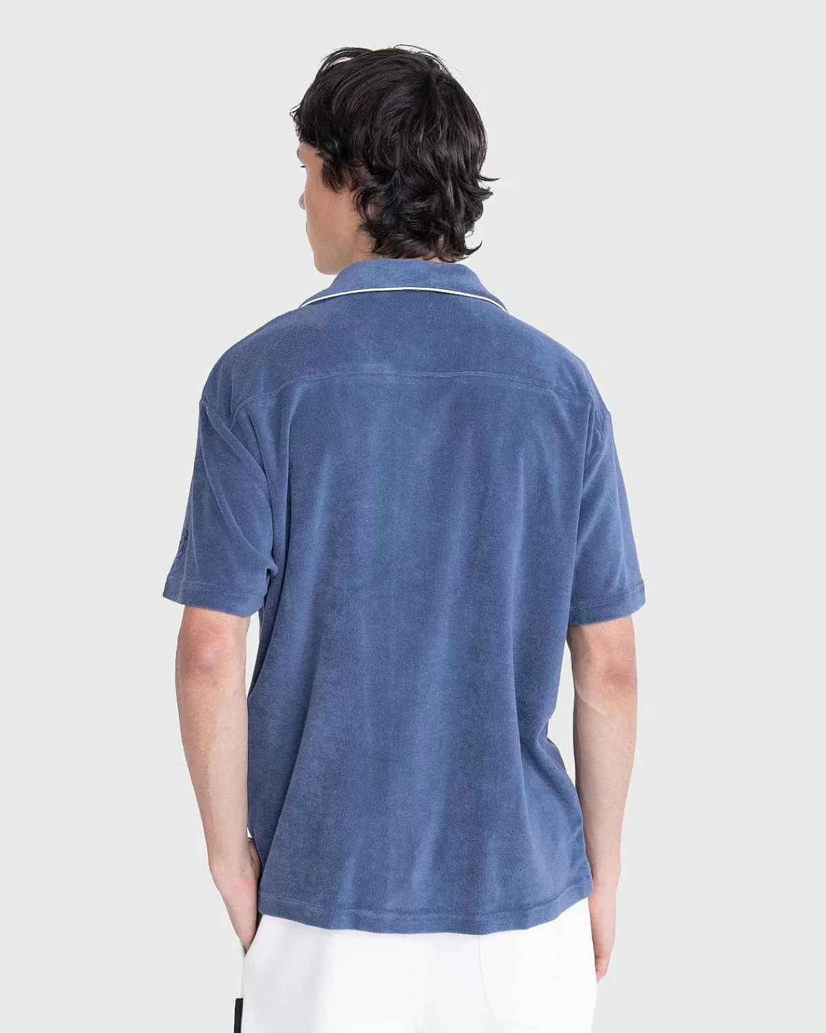 Skjorter>Puma Rhuigi Kortaermet Button-Down Skjorte Inky Blue