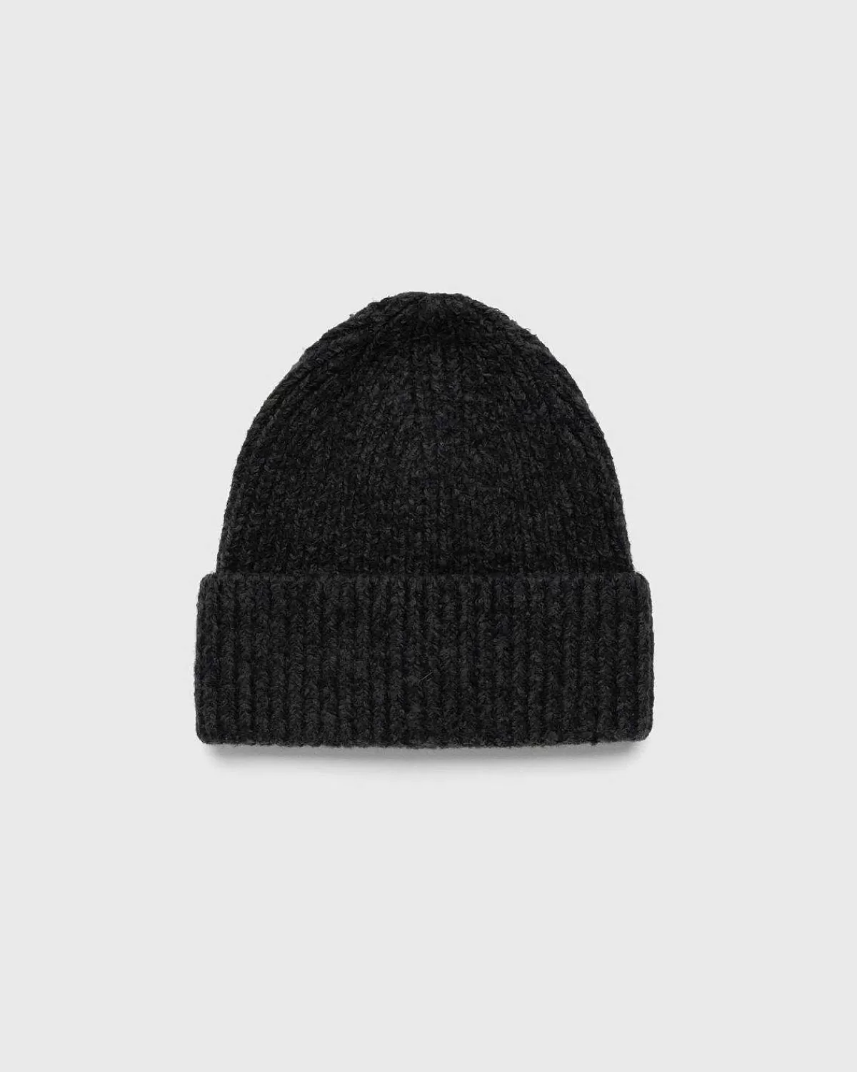 Vinter Tilbehør>Acne Studios Ribbet Wool Beanie Gra