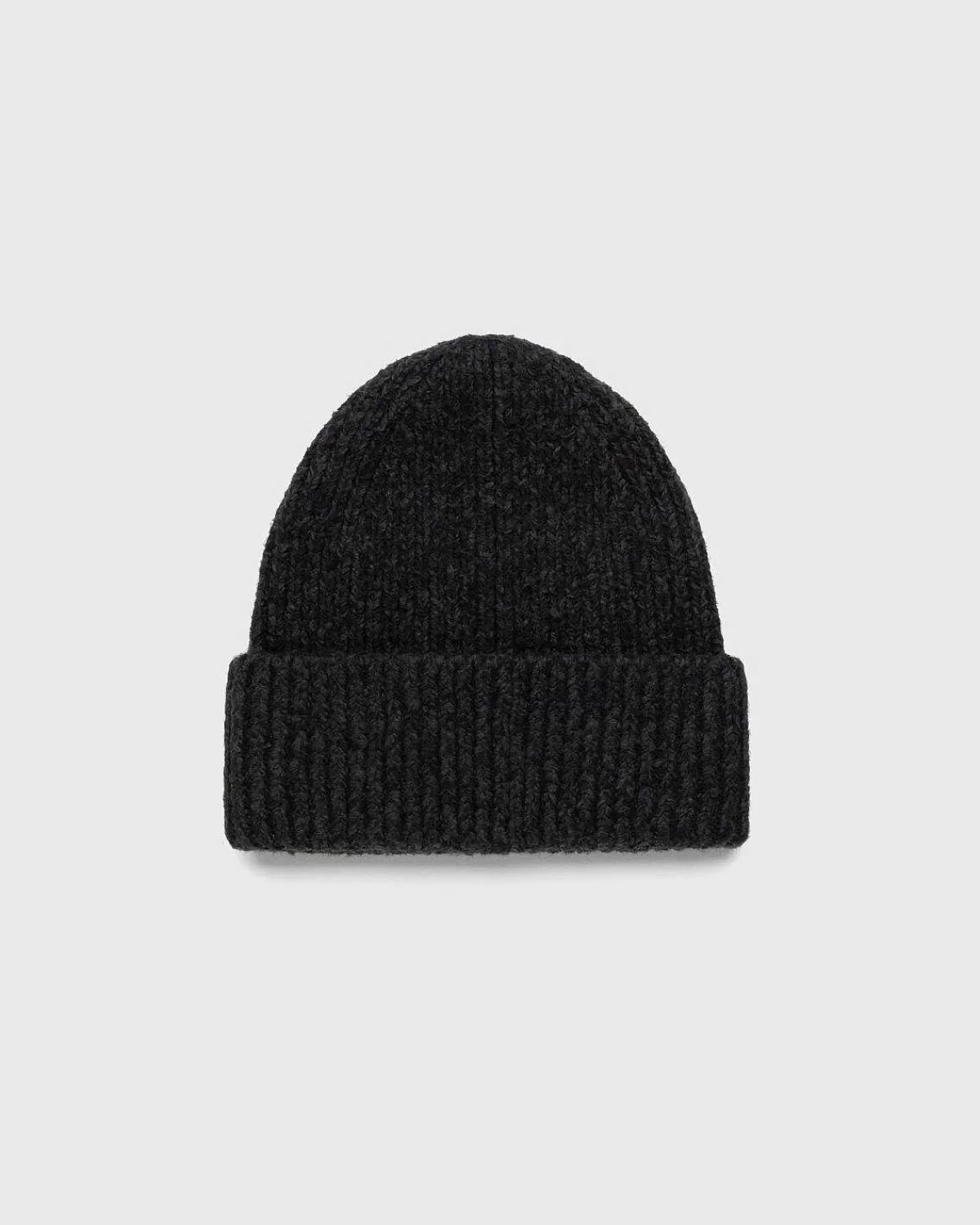 Vinter Tilbehør>Acne Studios Ribbet Wool Beanie Gra