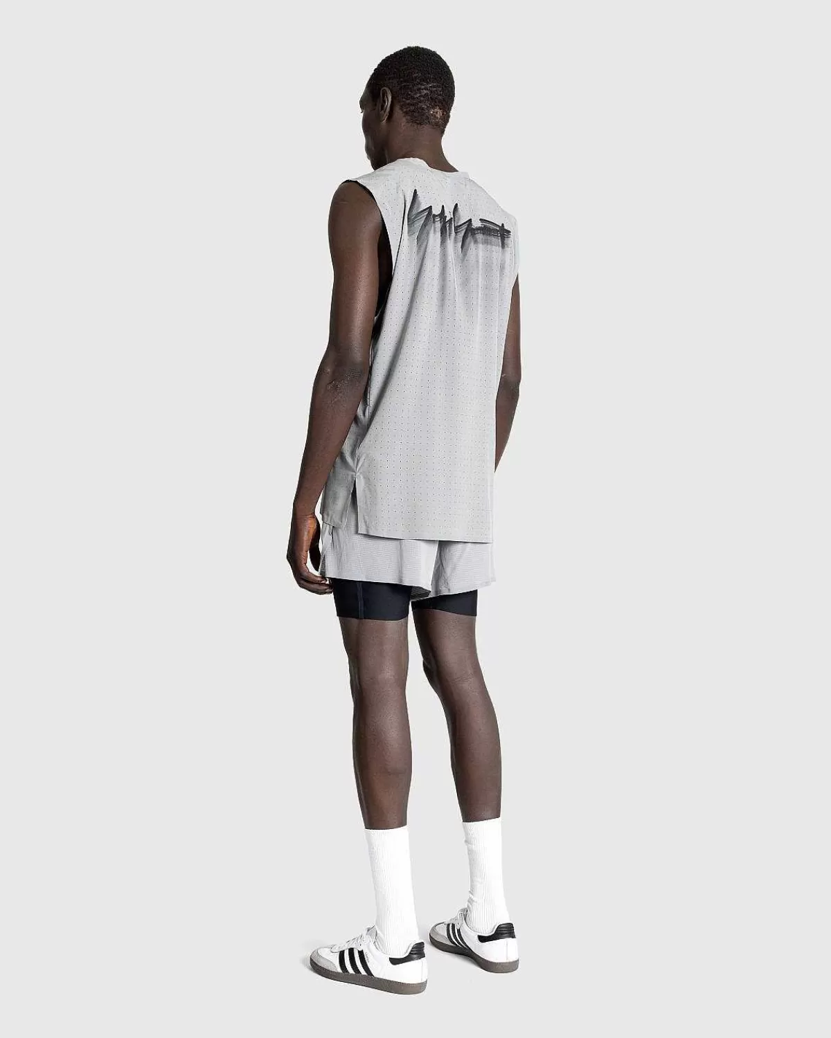 T-Shirts>Y-3 Run Tank Top Gra