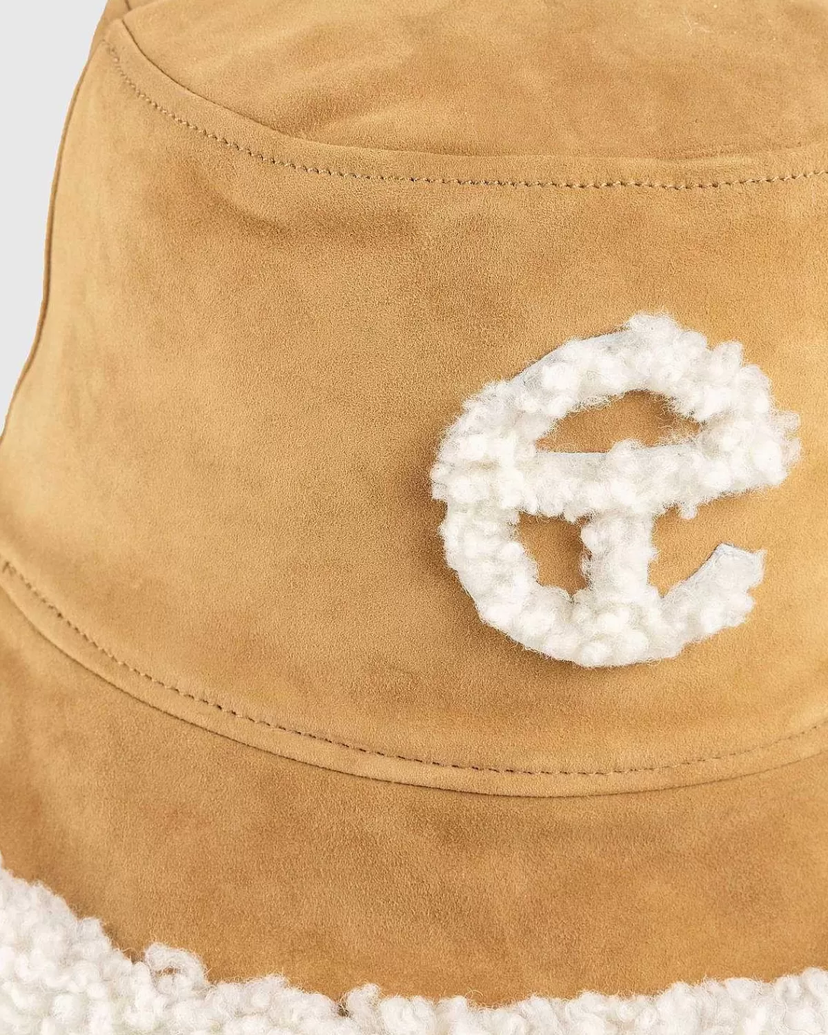 Hatte>Ugg Ruskind Bucket Hat Chestnut