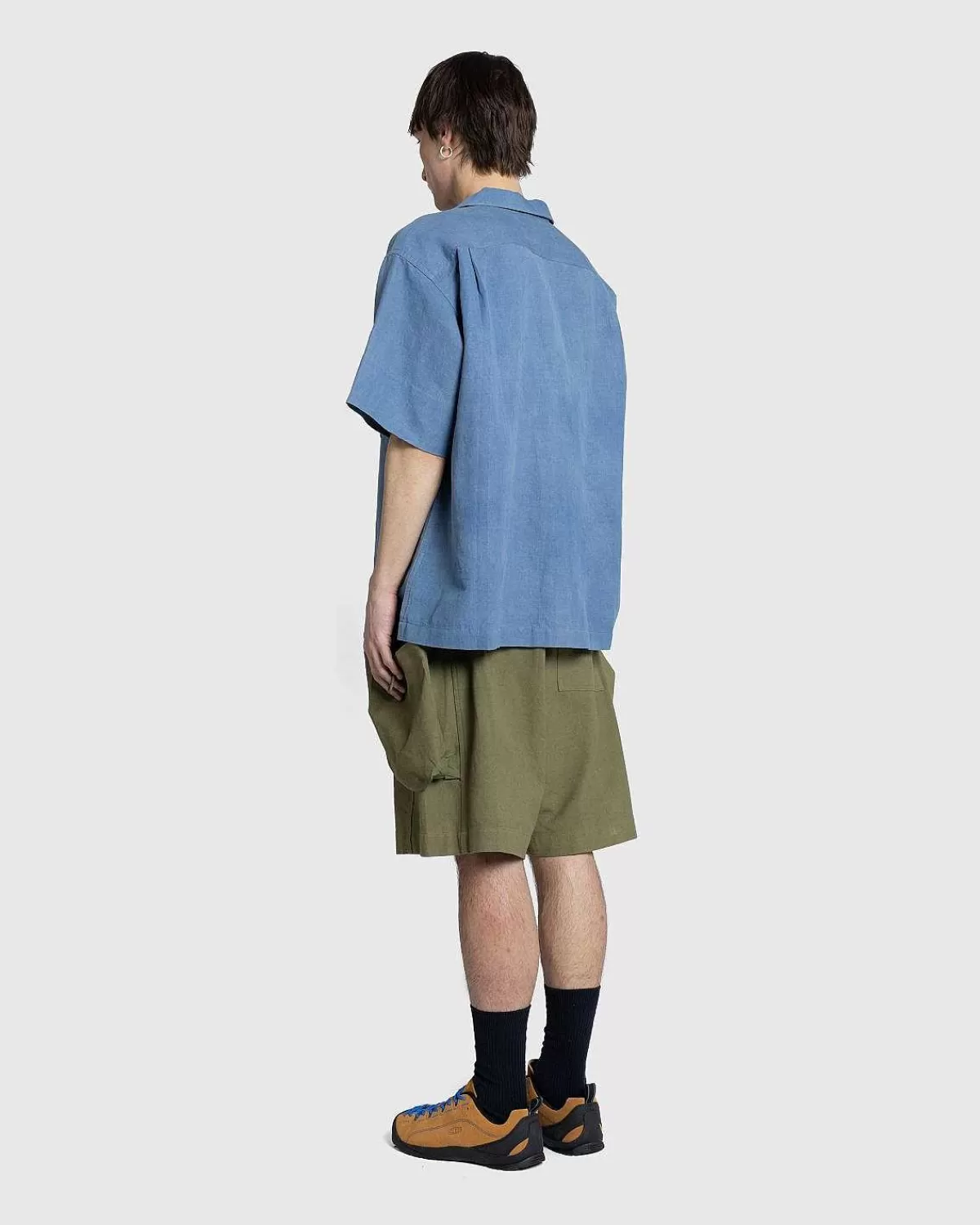 Shorts>Story mfg. Salt Shorts Olive Slub