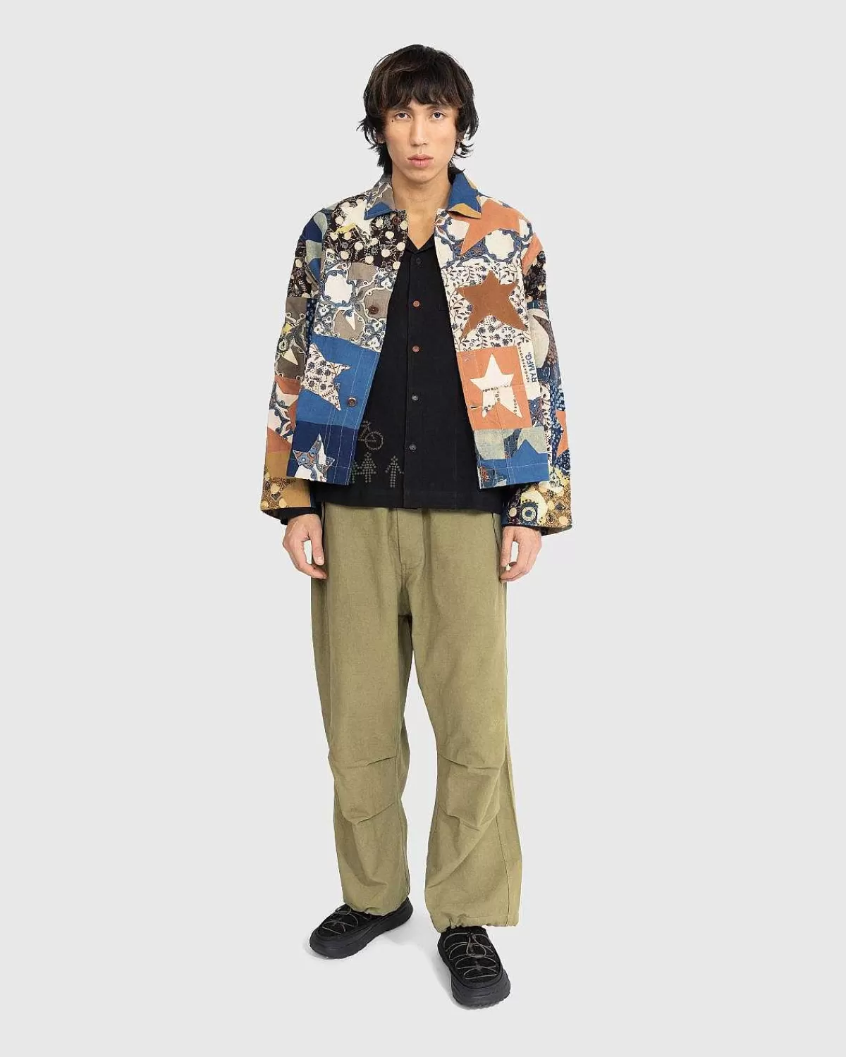 Overtøj>Story mfg. Short On Time Jacket Patchwork Multi