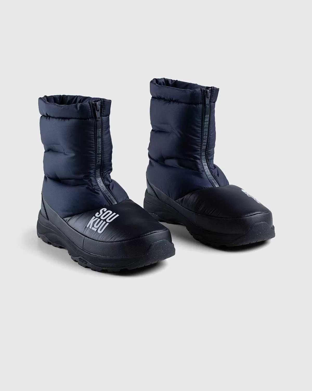 Støvler>The North Face Soukuu Down Bootie Sort/Navy