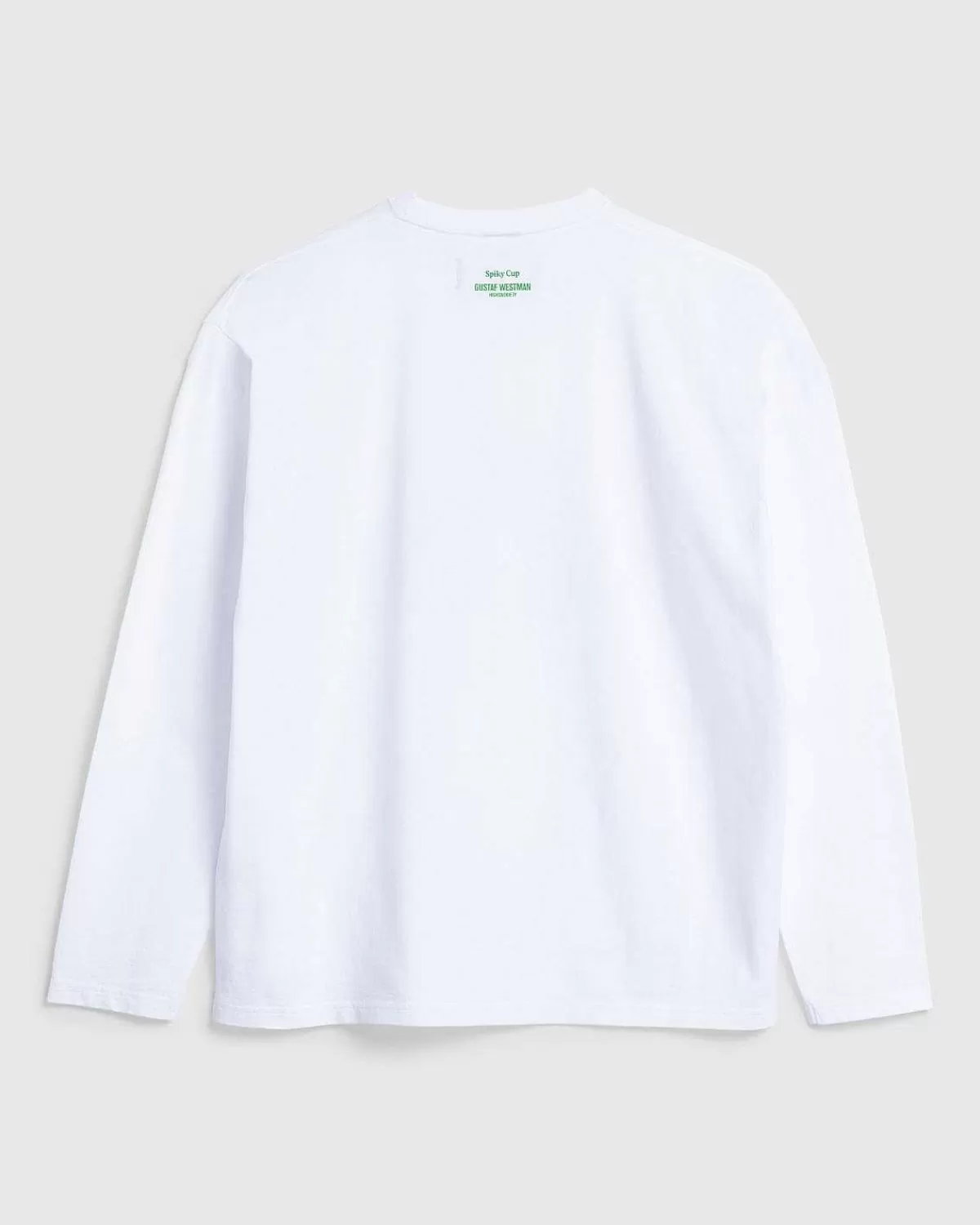 T-Shirts>Highsnobiety Spiky Kop Og Underkop Langaermet Hvid