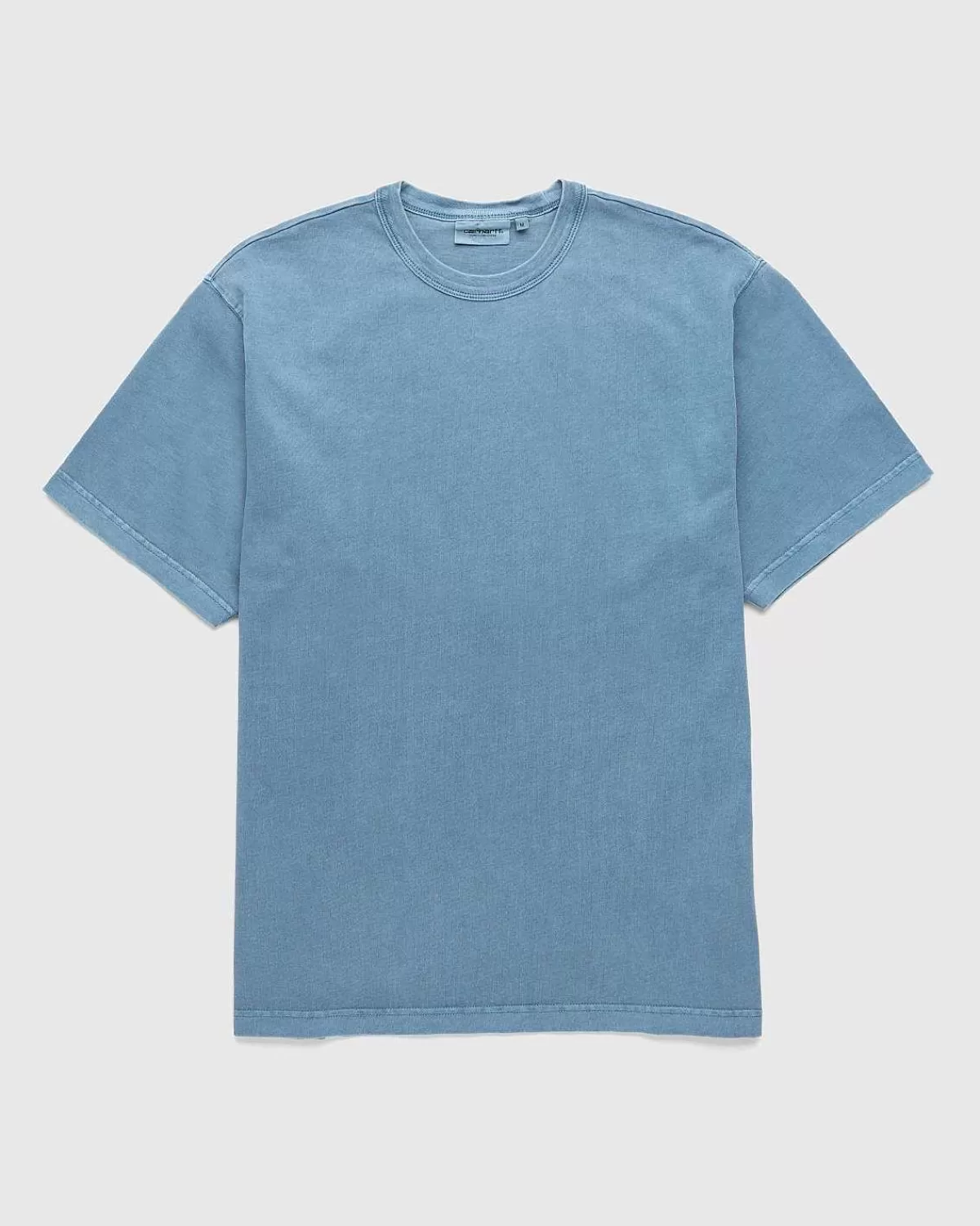 T-Shirts>Carhartt WIP S/S Taos T-Shirt Vancouver Blue/Garment-Dyed