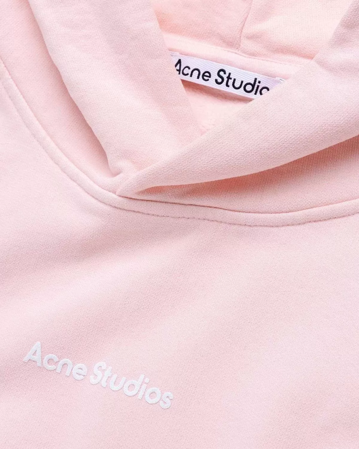 Sveder>Acne Studios Stamp Logo Haettetroje Lys Pink