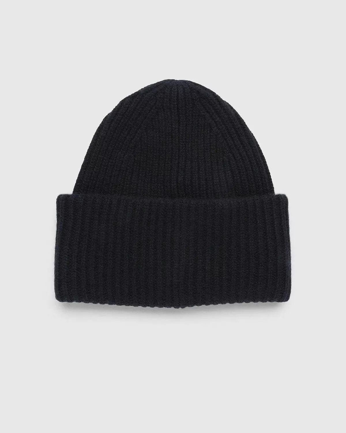 Vinter Tilbehør>Acne Studios Stor Face Logo Beanie Sort