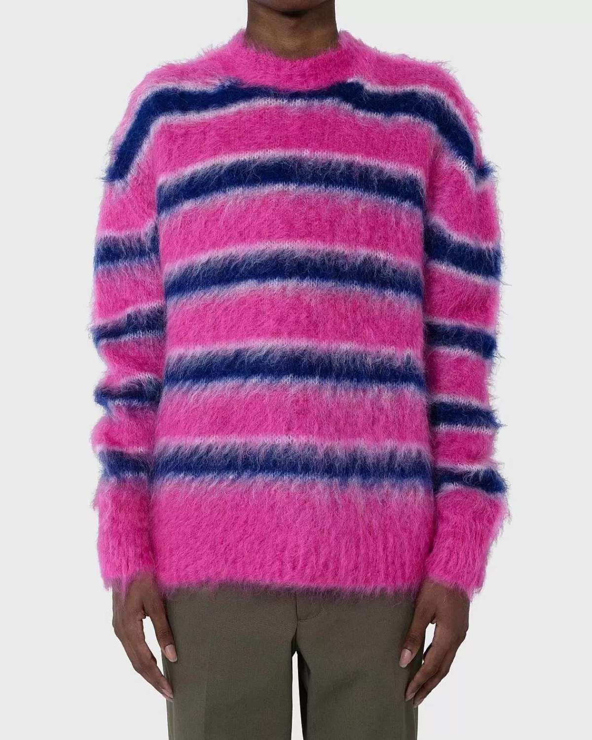 Strik>Marni Stribet Mohair Sweater Multi