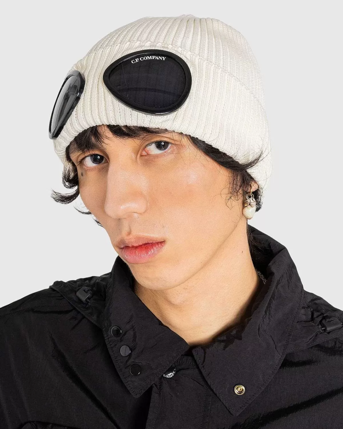 Hatte>C.P. Company Strik Goggle Beanie Pistacie