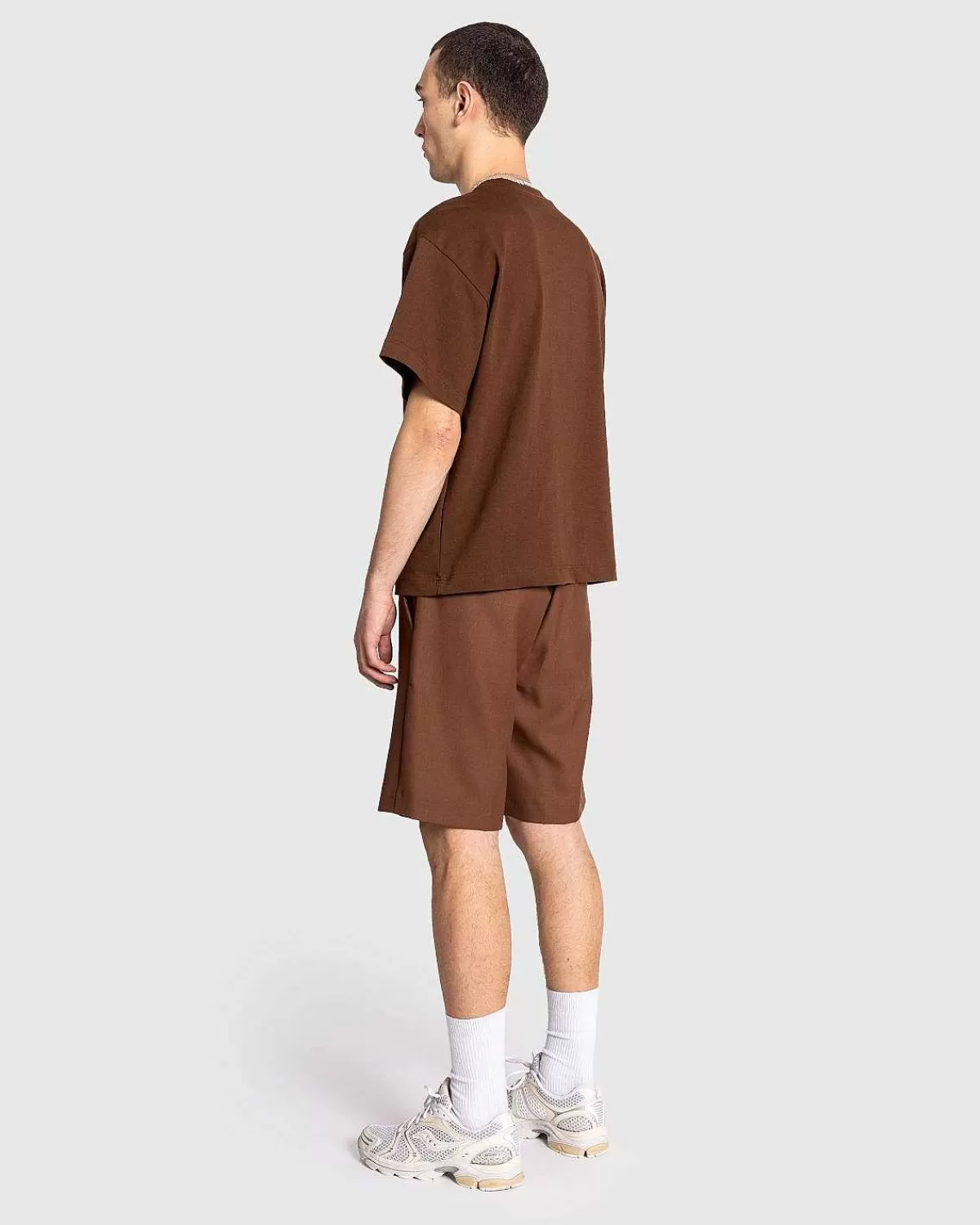 Shorts>Séfr Sven Shorts Mid Brown Uld