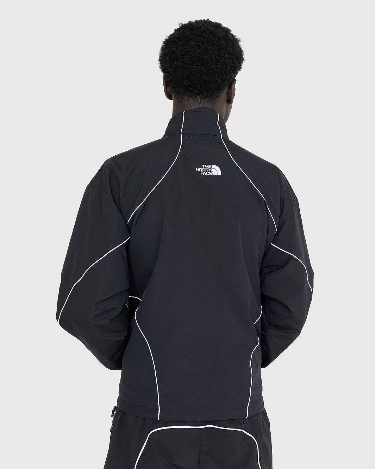 Overtøj>The North Face Tek Piping Vindjakke Tnf Sort