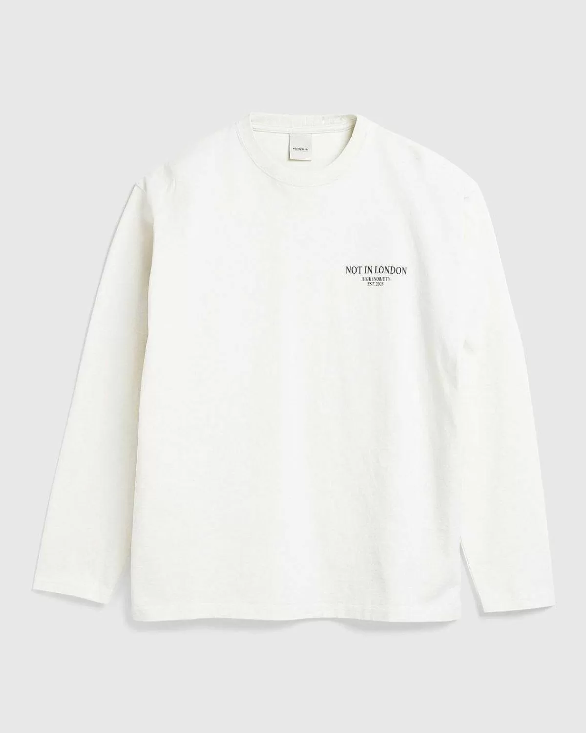 T-Shirts>Highsnobiety Tekop Langaermet Tee Hvid