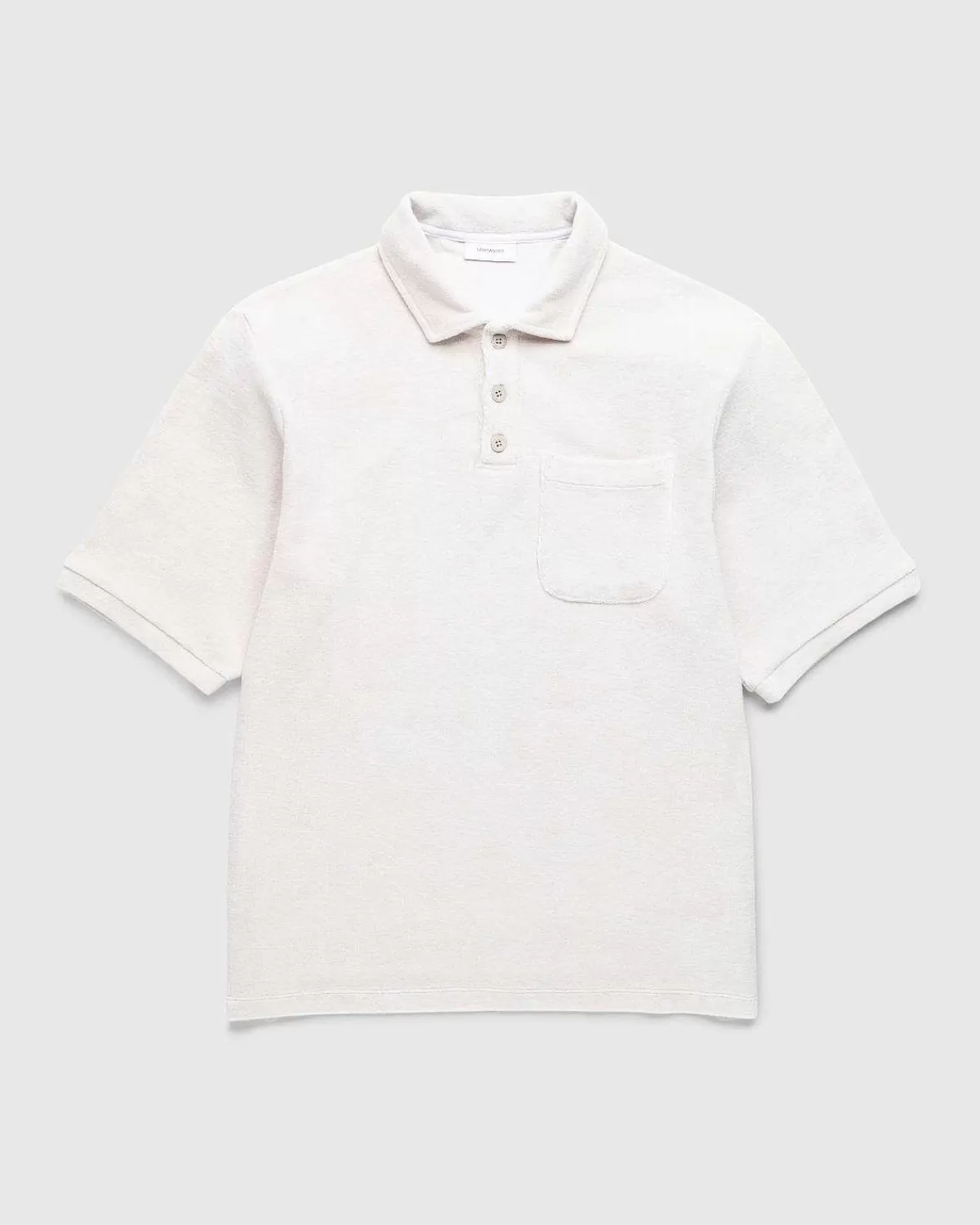 T-Shirts>Saintwoods Terry Cotton Polo Lysegra