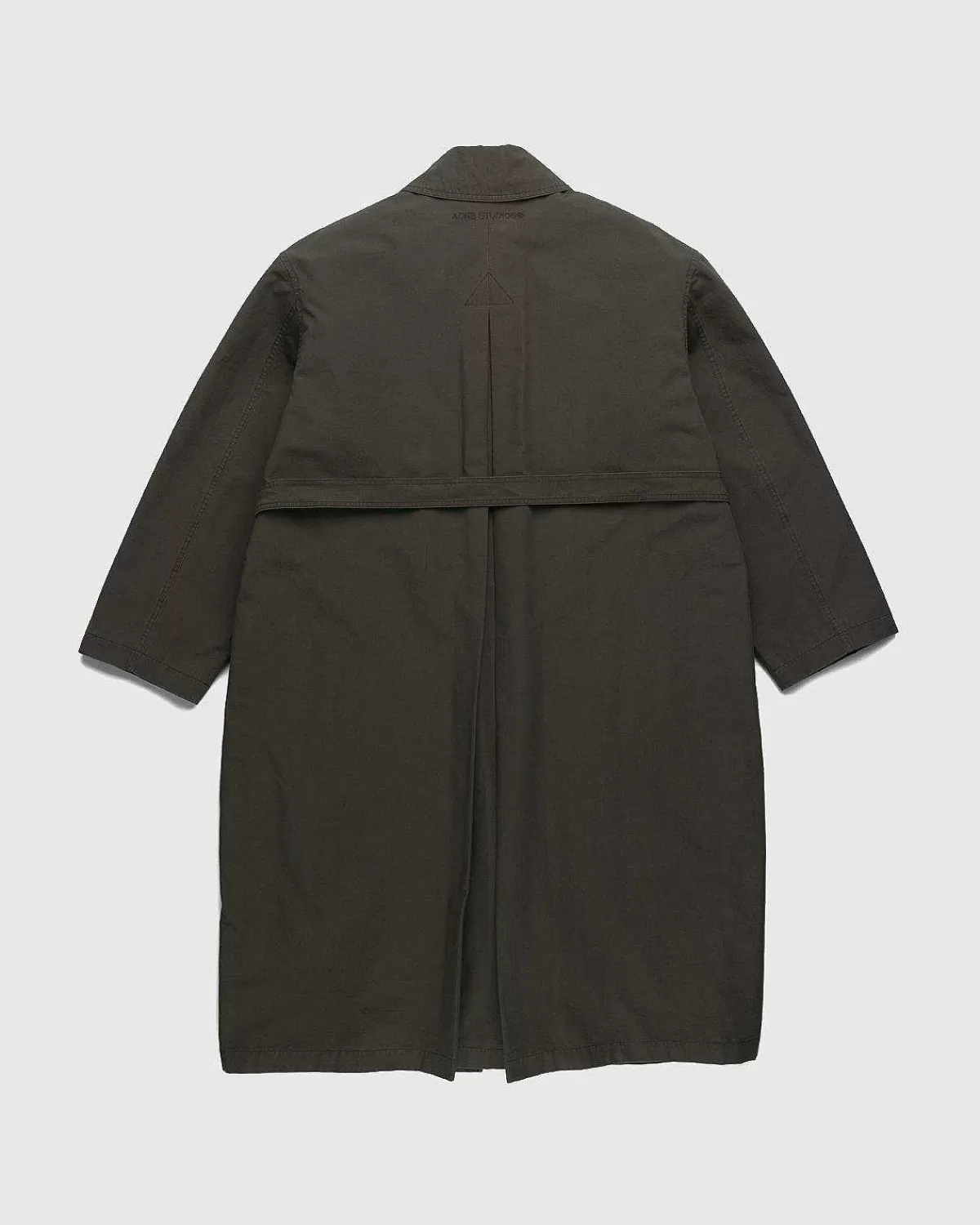 Overtøj>Acne Studios Trenchcoat Mork Oliven