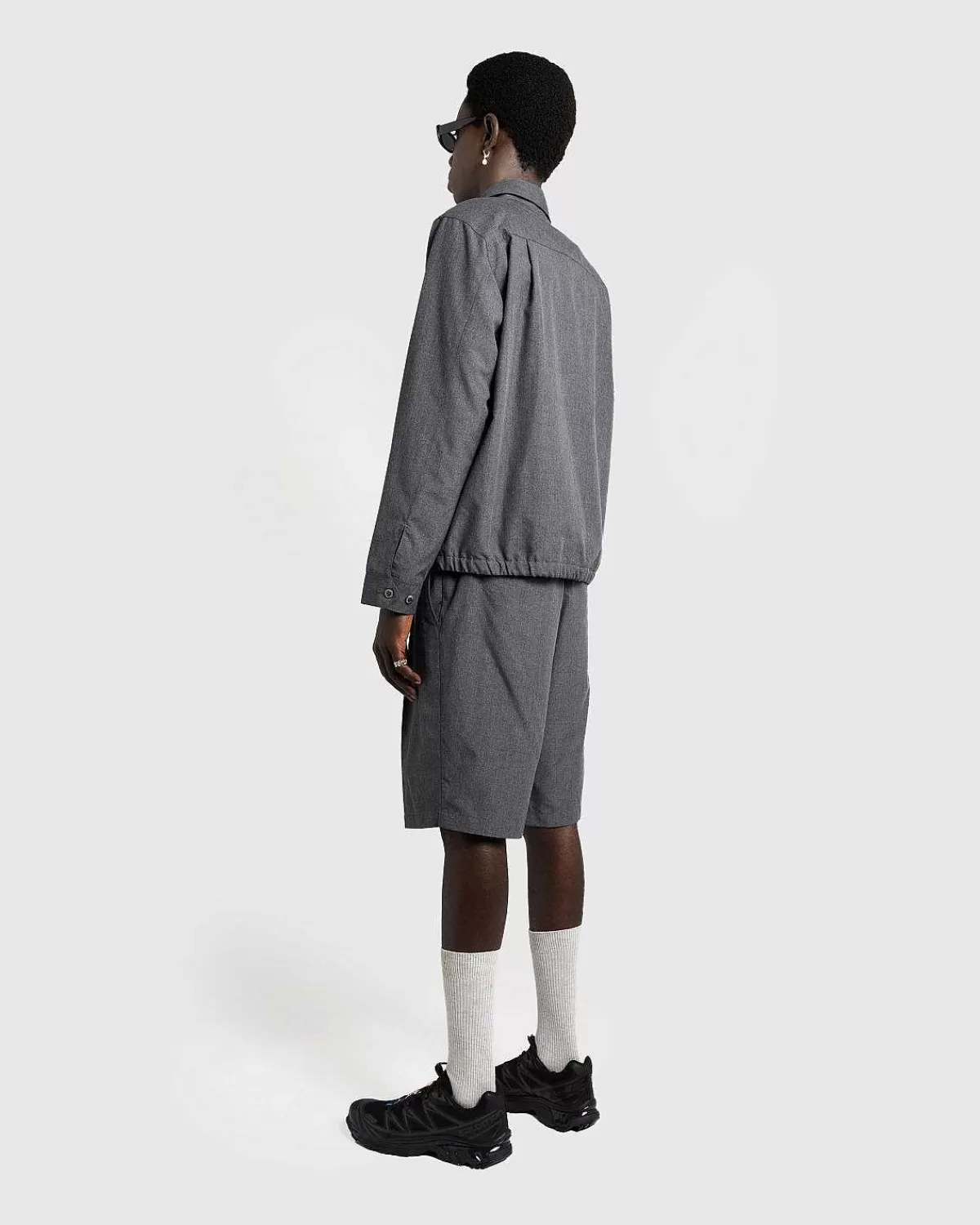 Shorts>Highsnobiety HS05 Tropical Suiting Shorts Gra