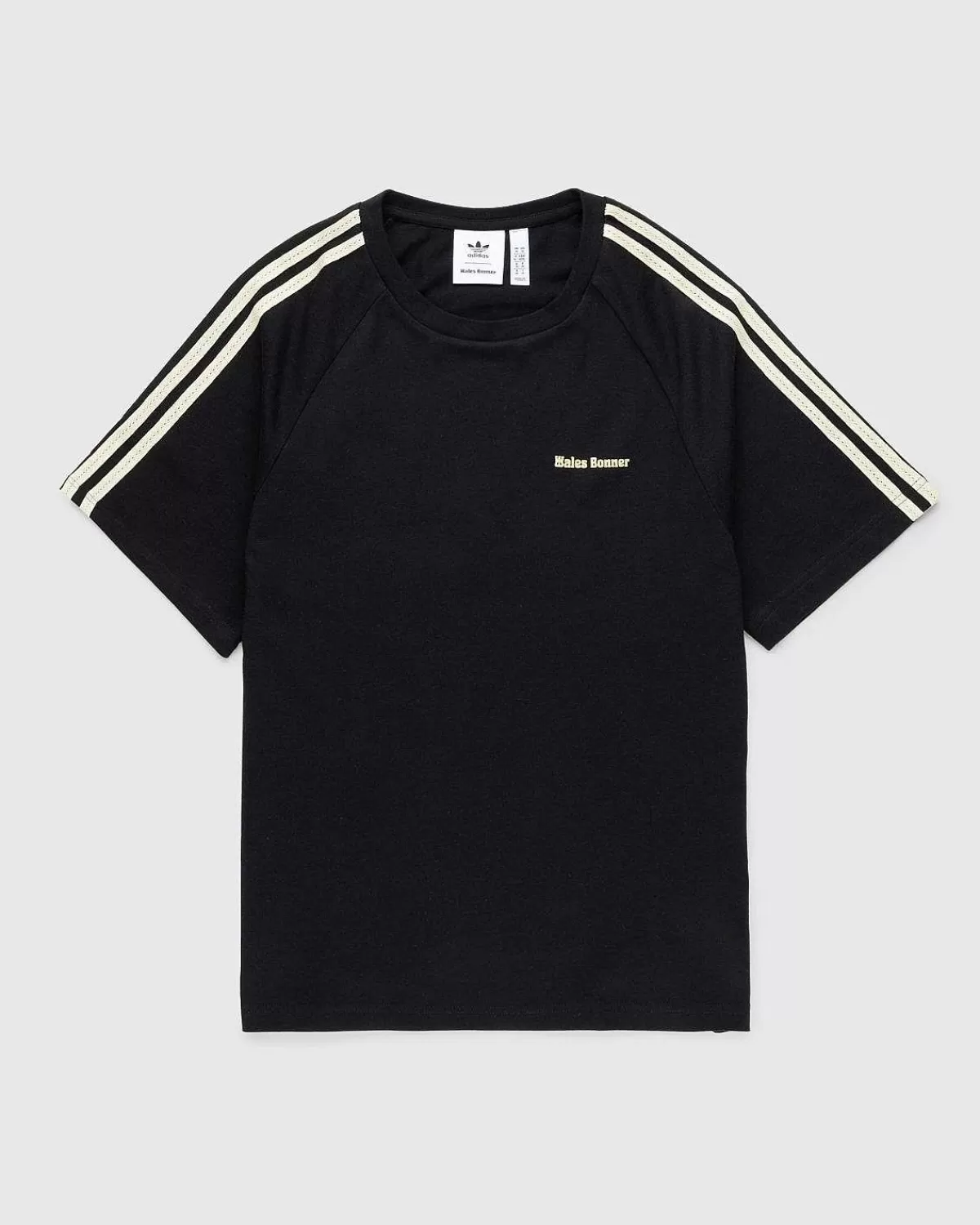 T-Shirts>Adidas T-Shirt I Okologisk Bomuld, Sort