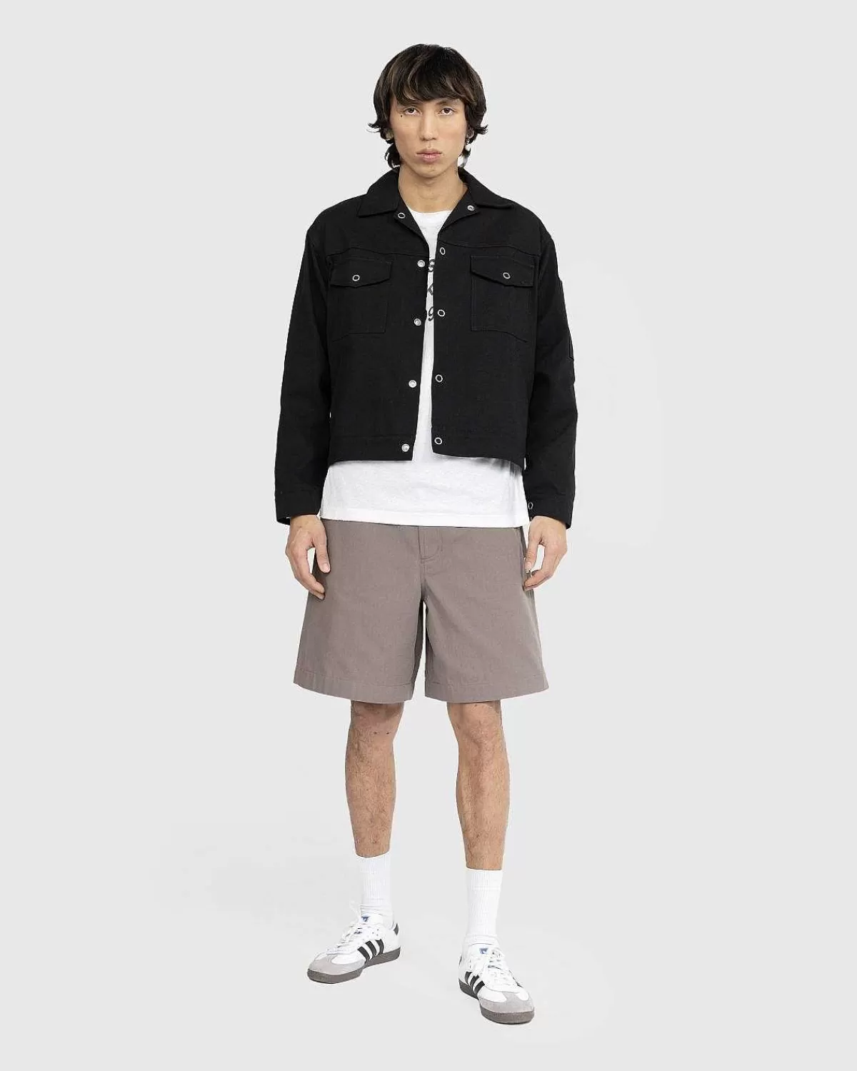 Overtøj>Acne Studios Twill Jakke Sort