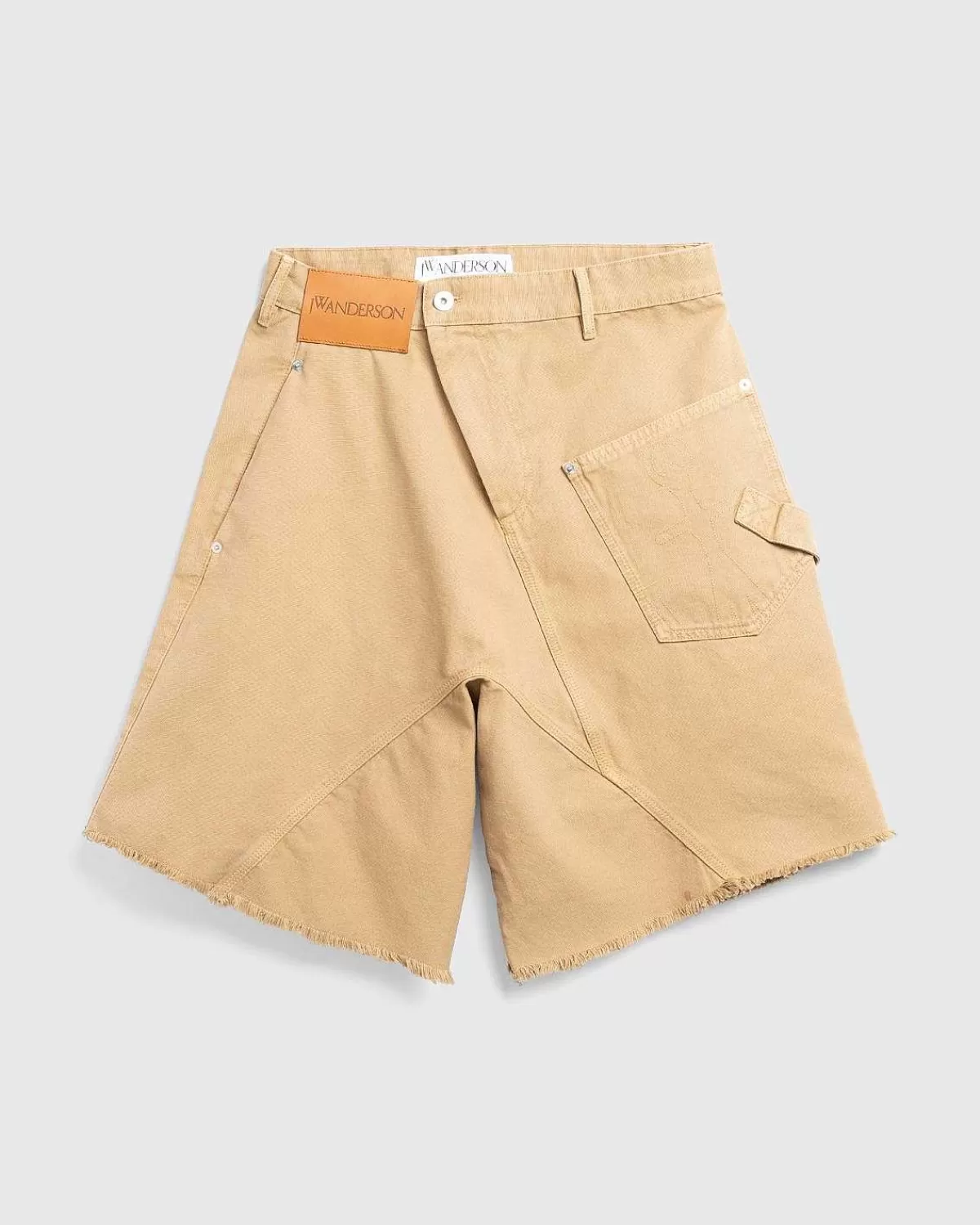 Shorts>J.W. Anderson Twisted Workwear Shorts Beige