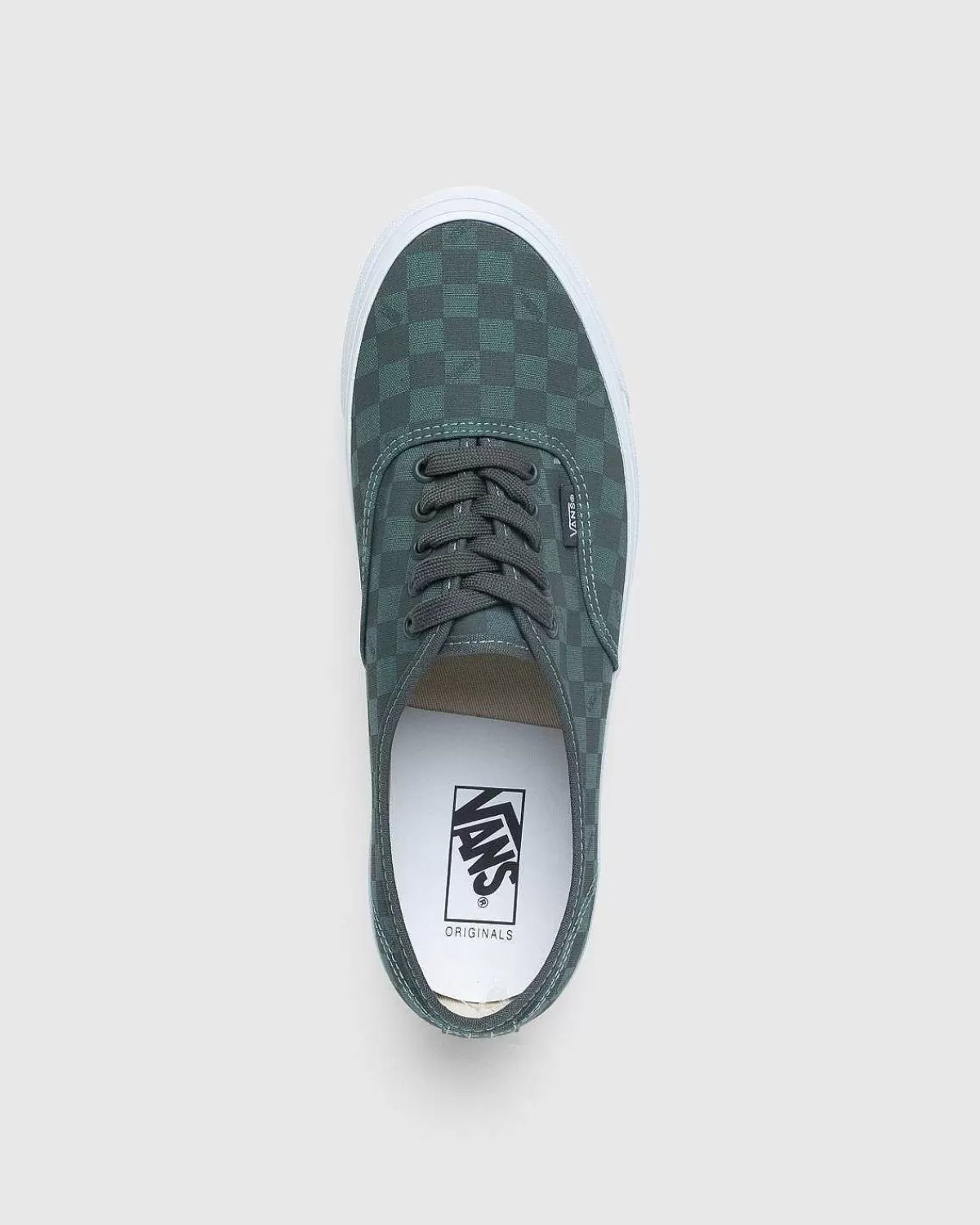 Sneakers>Vans Ua Og Authentic Lx Vault Checkerboard Green