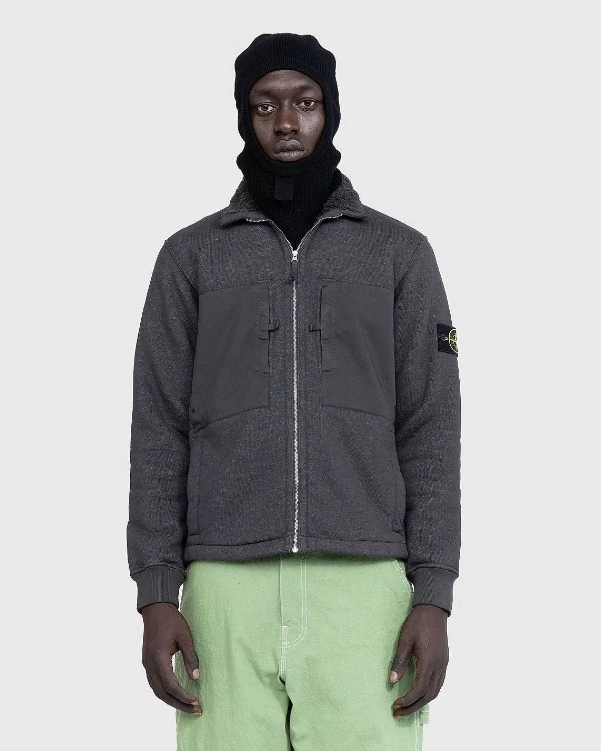 Vinter Tilbehør>Stone Island Uld Balaclava Sort