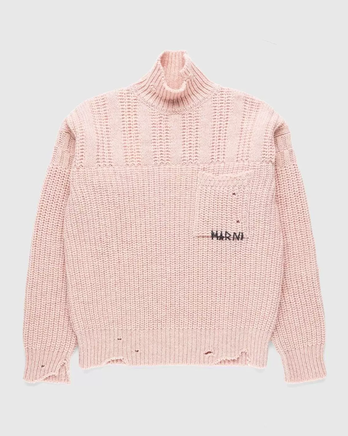 Strik>Marni Uld Rullekrave Pink