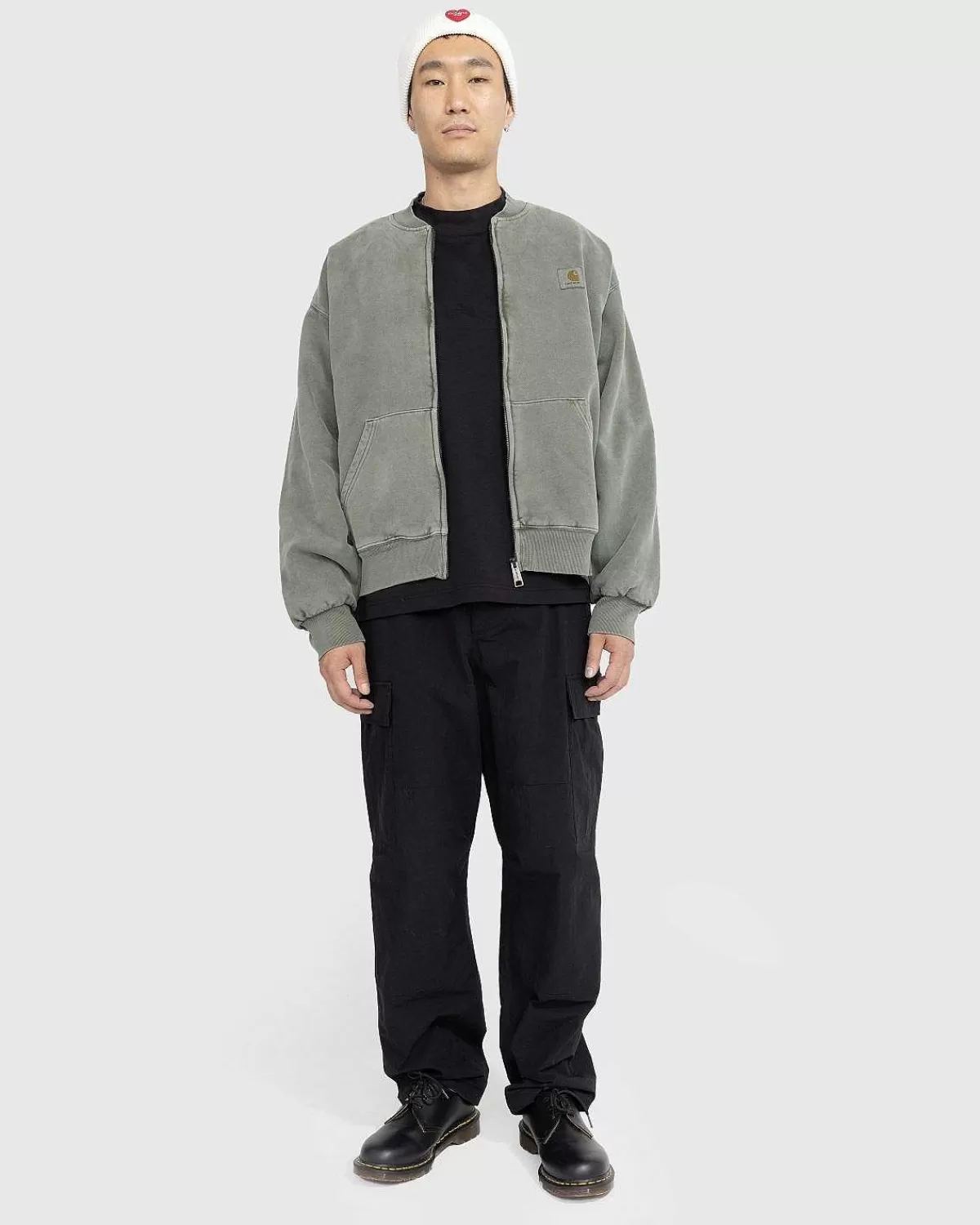 Overtøj>Carhartt WIP Vista Sweat Bomber Smoke Green