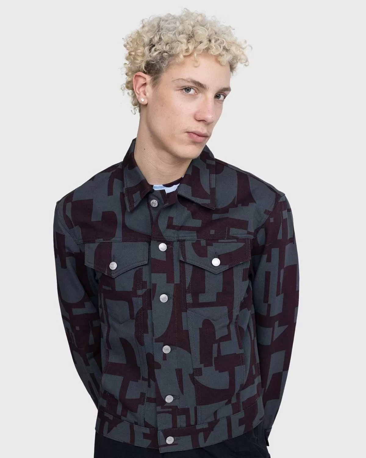 Overtøj>Dries van Noten Vuskin Denim Jacket Multi