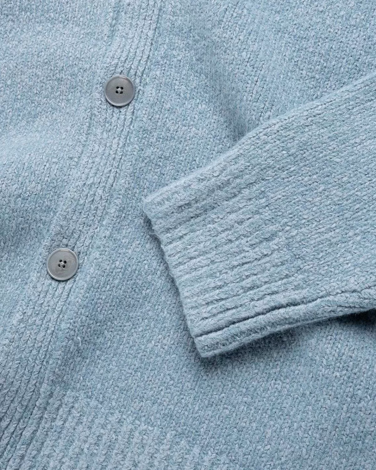 Strik>Acne Studios Wool Blend Cardigan Mineral Blue