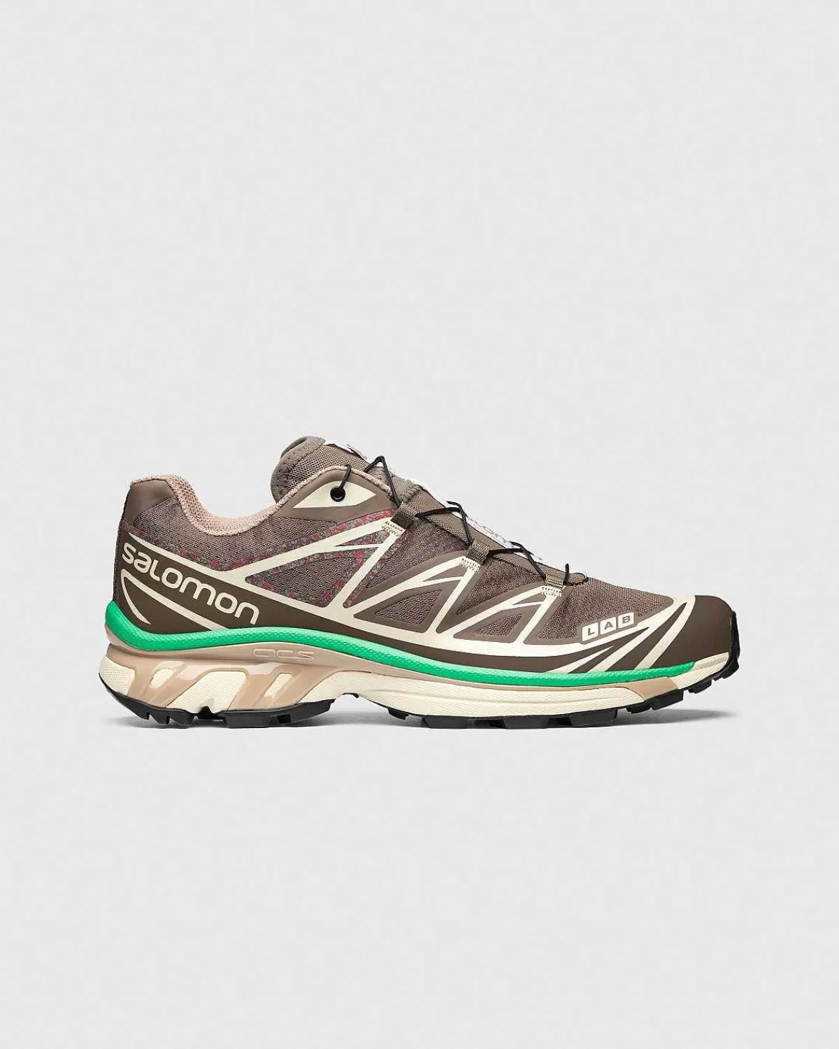 Vandre Sneakers>Salomon Xt-6 Mindful 2 Falcon/Mandelmaelk/Bright Green