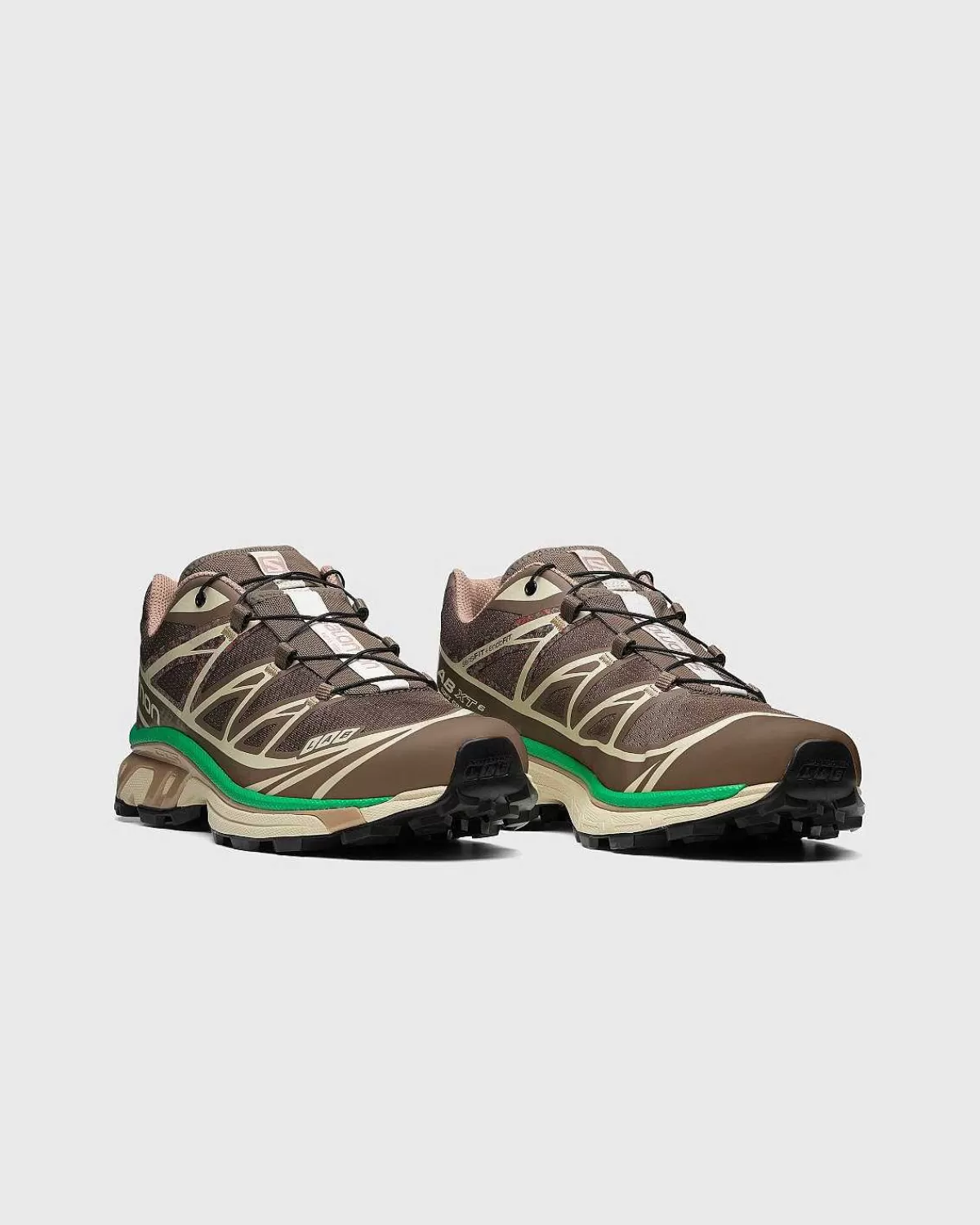 Vandre Sneakers>Salomon Xt-6 Mindful 2 Falcon/Mandelmaelk/Bright Green